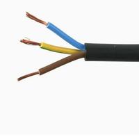 Fil de cuivre souple à 2 conducteurs torsadés de 0,75 mm, 1,0 mm, 1,5 mm, isolé en PVC, homologué CE 300V/500V, AWG, pour usage domestique