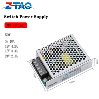 12V 4.2A 50W MS-50-12 AC à DC 110V/220V mini transformateur de taille avec alimentation approuvée CE ROHS 220v ac à alimentation cc 12v