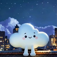 Offre Spéciale gonflable nuage air modèle personnalisé Baiyun camping en plein air créatif marché mise en page dessin animé Meichen