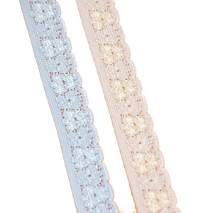 थोक सिलाई बड ट्रिमिंग टेप नए फैशन उच्च टेडेसिटी ब्रा लोचदार बैंड पिकोट बुने इलास्टिक बैंड - Product Image 1