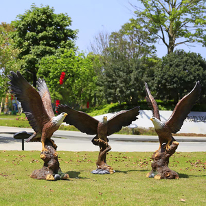 Custom Fiberglass Bird Sculpture Life Size Eagle Dove Owl Swan Ostrich Animal Statue for Garden Park Decoration - Product Image 6
