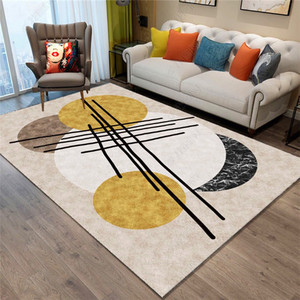 <span class=keywords><strong>Alfombra</strong></span> <span class=keywords><strong>Rectangular</strong></span> antideslizante de estilo nórdico para el hogar, <span class=keywords><strong>alfombra</strong></span> para área de sofá, habitación de casa, <span class=keywords><strong>alfombra</strong></span> de Hotel, <span class=keywords><strong>alfombra</strong></span> de bloque hecha en China - Product Image 2