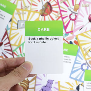 カスタム印刷サービスドリンク大人がワンピースカードゲームメーカーをプレイするカップルが大人のパーティーのためにゲームカードをプレイする - Product Image 3