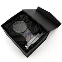 Usine directement en gros personnalisé luxe verre acrylique trophée personnalisé cristal prix avec base pour cadeau cristal trophée tasse