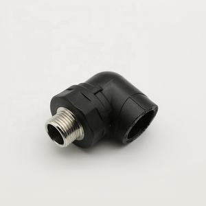 Raccords <span class=keywords><strong>de</strong></span> tuyauterie d'eau coudés femelles en plastique HDPE thermofusible 4/6 points <span class=keywords><strong>dent</strong></span> intérieure PE filetage interne soudure bout à bout réduisant - Product Image 3