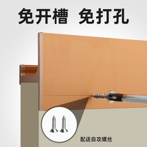 L Shaped Aluminum Alloy Cabinet Handle Minimalist Design Easy Installation For Cabinet <b>Doors</b> - Product Image 4