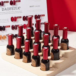 ZRKGEL 18ml 24 cores Nails Factory Soak off Uv Unha <span class=keywords><strong>Gel</strong></span> Polonês Private Label Longo Duradoura Atacado Vinho Tinto Cores Garrafa de Vinho - Product Image 1