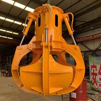 Grue grappin 5 cubes 10 cubes électrique hydraulique grab poubelle télécommande sans fil shell grab