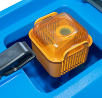 Mesin Pembersih Lantai Elektrik Dorong Manual Self-Propelled Dual-Brush 920mm Squeegee 3000/h Profesional Industrial