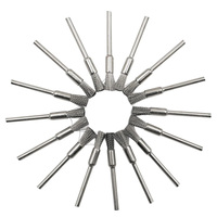 Brosse de polissage à tige de 3 mm, brosse métallique, accessoires pour mini-perceuse, outils rotatifs pour meuleuse, kit de brosses métalliques pour élimination de la rouille