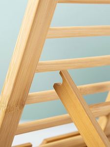 Soporte de escritorio de bambú creativo ecológico Base perezosa para teléfono móvil Oficina y aprender Phablet para islas de cocina y carros - Product Image 4