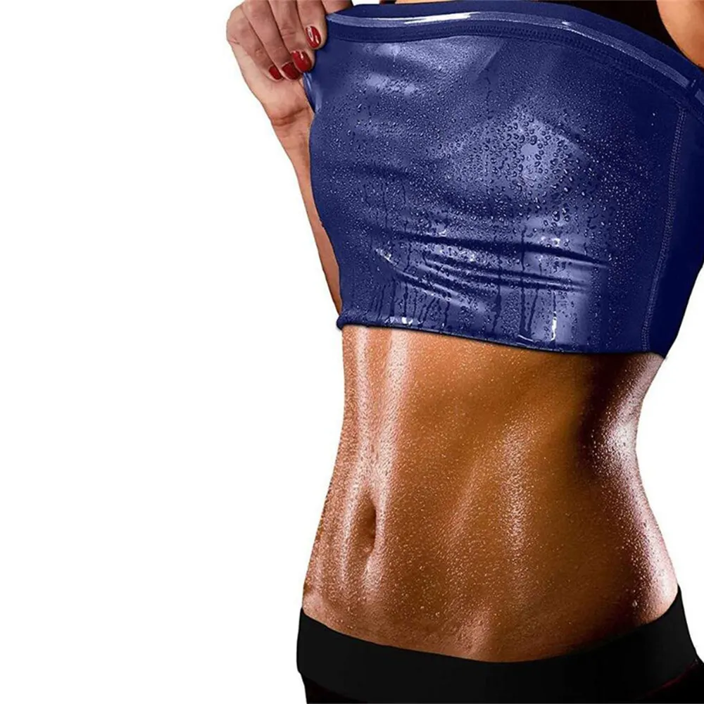 TENNEIGHT Men Women Spandex Waist Slimming Shapewear Thigh Trimmer Tummy Body Sauna Sweat Shaper