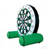 Cible de tir de football gonflable en PVC écologique de qualité commerciale pour jeux de fête en plein air, idéale pour les enfants de 3 ans et plus