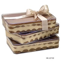 Grand Récipient Transparent en PS PET pour Tiramisu et Gâteaux Mousse, Idéal pour le Stockage Alimentaire et la Présentation de Tiramisu – Vente en Gros
