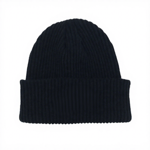 Unisex Acrylic Beanie Hat Solid Color Knitted <b>Winter</b> <b>Cap</b> Casual Style for Adults 56-58CM - Product Image 1