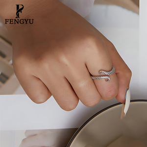 Anillo de Pulpo Ajustable de Moda para Mujer, Plata de Ley 925, Anillos Minimalistas con Diseño Oceánico, Joyería Fina de Diseñador Personalizada, Venta al Por Mayor - Product Image 2