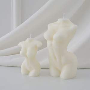 Modern sanat heykel heykeli E136 el yapımı yeni tasarım kadın çıplak vücut şekli renkli kadın Scented kokulu mum dekor Nordic INS - Product Image 4