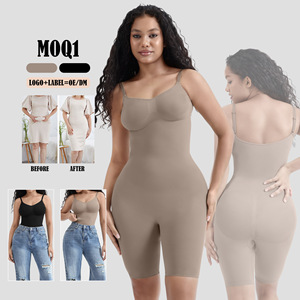 Women Adjustable Sexy U-back Faja Shapewear Butt LIft One Piece Shaper Slim High Support Tummy Control <strong>Bodysuit</strong> - Product Image 4
