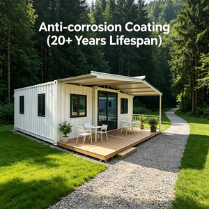 Maison Modulaire Extensible 2 Chambres en Acier Galvanisé Anti-Corrosion CE Q235B pour Location en Station Balnéaire en <span class=keywords><strong>France</strong></span> et Investissement - Product Image 1