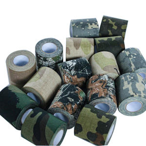 Bande de camouflage auto-adhésive de 5cm de large Matériau en coton de 5m de long Spot étanche pour une utilisation en extérieur dans le désert de la <span class=keywords><strong>jungle</strong></span> - Product Image 2
