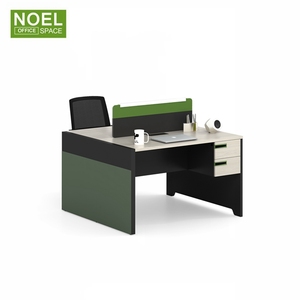 Burean moderne modüler bilgisayar istasyonu sekreter 4 kişi iş istasyonu - Product Image 3