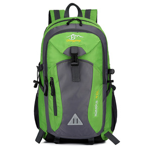 Large Capacity 40L Sports Outdoor Waterproof BackBags Men Women New <b>Letter</b> Pattern Fashionable Polyester Lining for School - Product Image 3