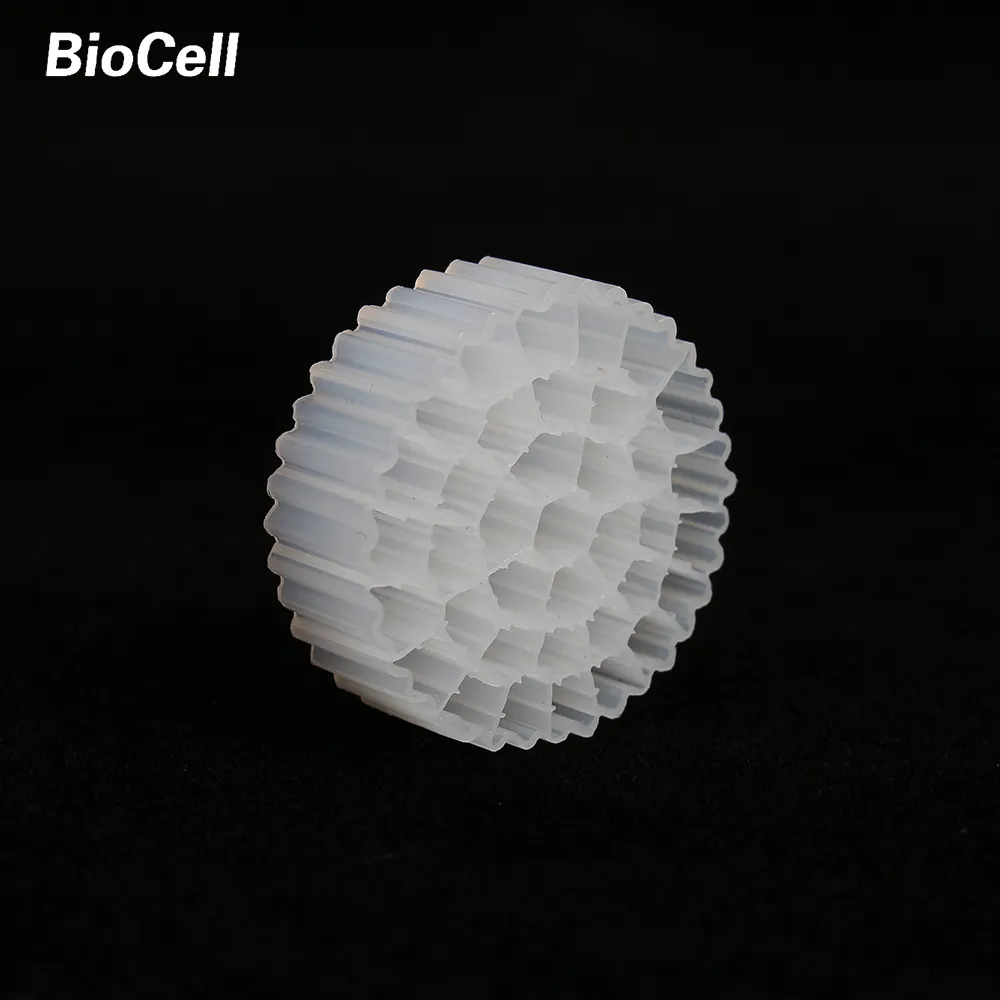 Biocell Top Brand Best Aeration Process K5 mbbr bio filter media For Sewage Treatment Manufacturer