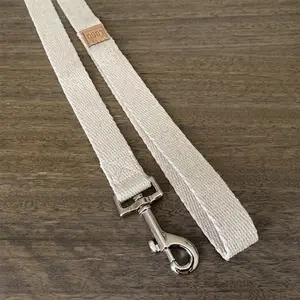 Eco Natural Organic Cotton Hemp Recycled Pet Dog Leash