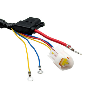Custom 40A Relay <b>Socket</b> Wiring Harness 1 Meter <b>12V</b> Automotive PVC Insulated Copper Core IP65 Connector Adapter - Product Image 4
