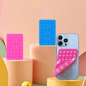 Supporto Adesivo per <span class=keywords><strong>Cellulare</strong></span> con Ventose in Silicone a Doppia Faccia, Impermeabile, 40 Pezzi, Vendita Calda - Product Image 1