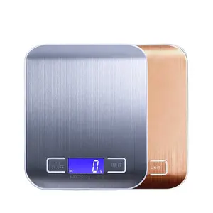 Top Seller 5kg Smart Food Weight Scale Custom Balance Cuisine Stainless Steel Kitchen Scales Digital