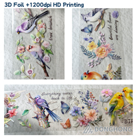 Ruban de journalisation en cristal 3D en PET pour scrapbooking, journal de rebut, journal à points, fabrication de cartes, autocollants personnalisés en PET en rouleau