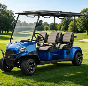 Chariot de golf de tourisme 48V en gros, style import OEM, 4 places, modèle 48V 4 places - Product Image 1