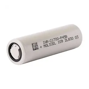 100% Original 21700-P45B 4500mAh With High Capacity MOLICEL 21700-P45B 21700 45A Discharge P45B