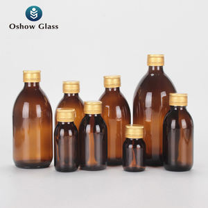 30ml 50ml 100ml <span class=keywords><strong>Pharma</strong></span> flacone di liquido liquido liquido personalizzato bottiglia rotonda ambra con tappo in alluminio per la medicina sciroppo liquido - Product Image 3