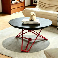 Table à manger transformable Casero Lift-and-fold Lem, table basse, table d'appoint pliante à charnières à ressort, en bois minimaliste, réglable en hauteur