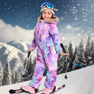 Traje de Esquí para Mujer KJ 2026, Cálido para Invierno, Deportivo, con Cremallera, Capucha y Protección Contra el Viento, 100% Poliéster - Product Image 2