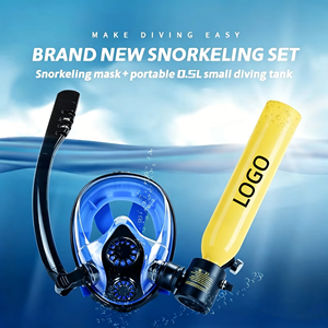 Mini Tanque de Buceo de Aluminio de 0.5L, Tanque de Buceo de Alta Presión para 5-10 Minutos de Respiración Subacuática con <span class=keywords><strong>Aire</strong></span> Comprimido - Product Image 3