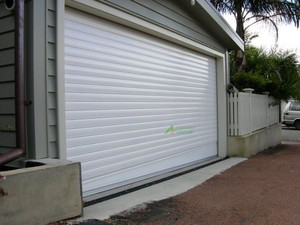 Porte à volet roulant en alliage d'aluminium avec revêtement antirouille pour environnements humides - Product Image 2