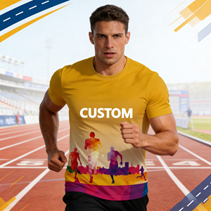 Camiseta Deportiva Personalizada con Sublimación, Temática de Maratón, Secado Rápido, Impresión de Logotipo Personalizado - Product Image 2