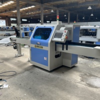 Sierra de Corte Transversal Automática de Alta Velocidad, Controlada por PLC CNC, de Alta Potencia y Optimización, para el Procesamiento de Muebles de Madera Sólida