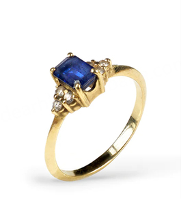 เงินแท้ 925 ประดับบลูโทแพซ 4 กะรัต บลูโทแพซธรรมชาติ บลูโทแพซผ่านการฉายรังสี - Product Image 5