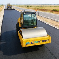 Rouleau compresseur routier CNCMC TRS10 10000 kg à moteur Cummins haute puissance pour le compactage de la base routière - Vente chaude