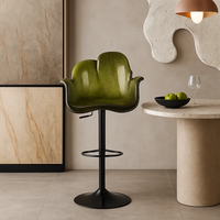Chaise élégante en résine transparente de luxe JingYue, faite à la main, pour les espaces commerciaux, les hôtels, les salons