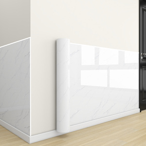 1.8mm厚さ自己粘着ピーリングと貼り付け防水大理石XPEフォーム人工大理石ボードPVCウォールステッカーロール - Product Image 6