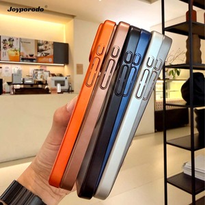 Joyporodo B408 chống sốc Electroplated biên giới Frosted Skin Magnetic trường hợp đối với <span class=keywords><strong>iPhone</strong></span> 11 12 13 14 15 16 17 Pro/Max PC bìa cứng - Product Image 2