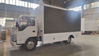 Camion utilitaire Isuzu Mini avec générateur diesel, écran LED de 8 mm pour la publicité extérieure