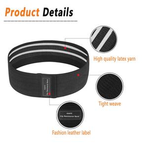 أربطة مقاومة للتمارين الرياضية، أربطة تمارين قماشية للساقين والأرداف، أربطة تمارين للنساء والرجال، أربطة تقوية الأرداف - Product Image 3