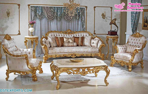 Conjunto de sofás de estilo italiano clásico, conjunto de sofás de madera maciza tallados a mano, estilo francés barroco, muebles para sala de estar - Product Image 6