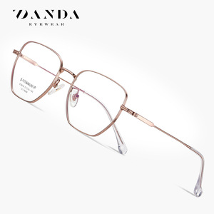 กรอบแว่นตา Danda รุ่น ST6218 ทรงสี่เหลี่ยม น้ำหนักเบา ทำจากไทเทเนียม สำหรับทั้งชายและหญิง - Product Image 1